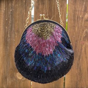 Vintage evening beaded bag gatsby
